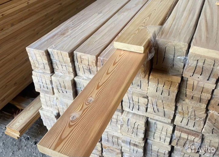 Террасная доска лиственница гладкая