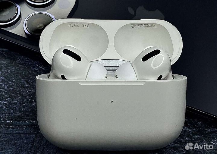 Airpods pro 2 platinum + чехол