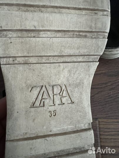 Ботильоны текстильные zara 35