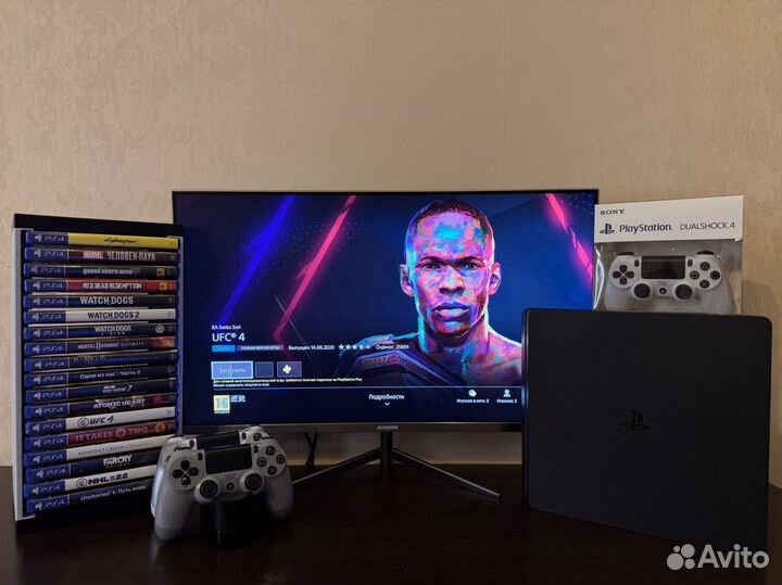 Sony Playstation 4 slim 1tb+400игр