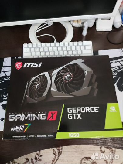 Видеокарта gtx 1650 4gb MSI