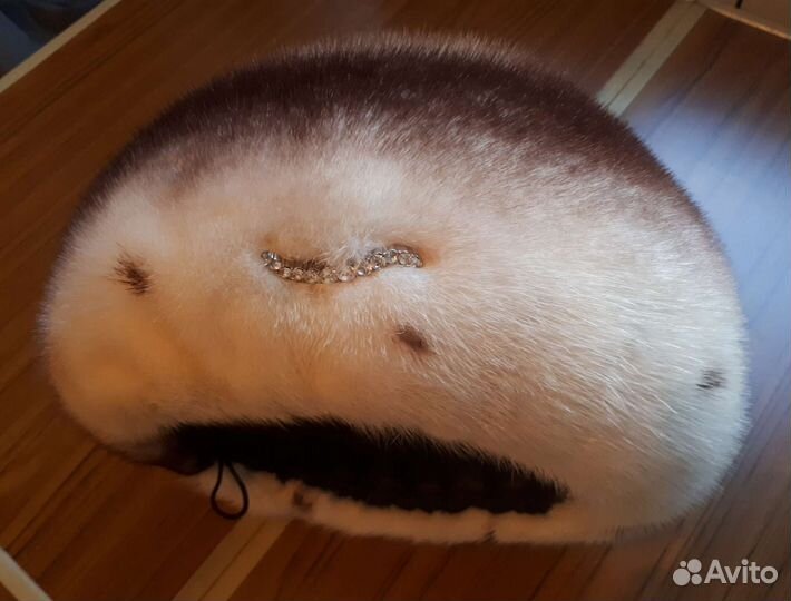 Берет женский норковый