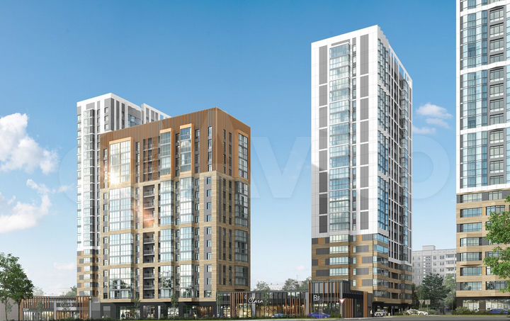 3-к. квартира, 89,1 м², 6/24 эт.