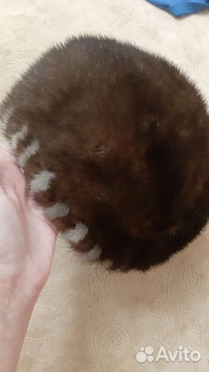 Шапка норковая женская