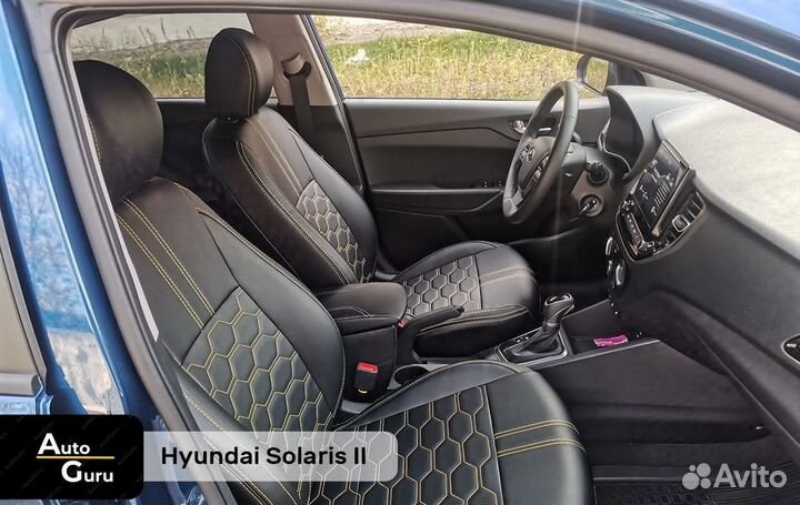 Чехлы на Hyundai Solaris 2