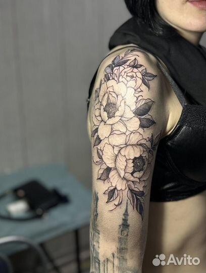 Мастер тату, графика, традишнл, скетч, минимализм