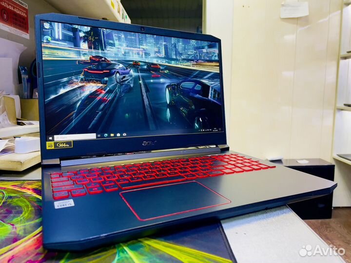 Acer Nitro 5 i5-10Gen/8/RTX3050/144Hz Игровой