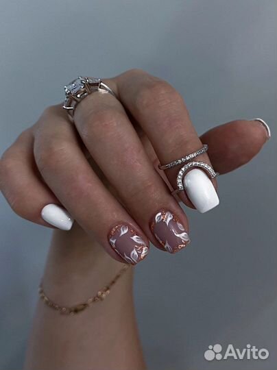 Маникюр, Наращивание, шеллак-гель лак