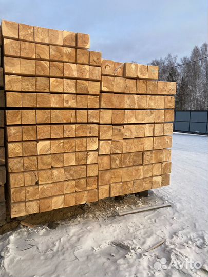 Пиломатериалы брус 180/180/6м