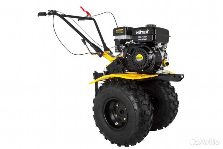 Мотоблок huter мк-7500 BIG foot 70/5/27 (7,5Лс)