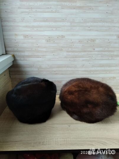 Шапка норковая 58 размер женская