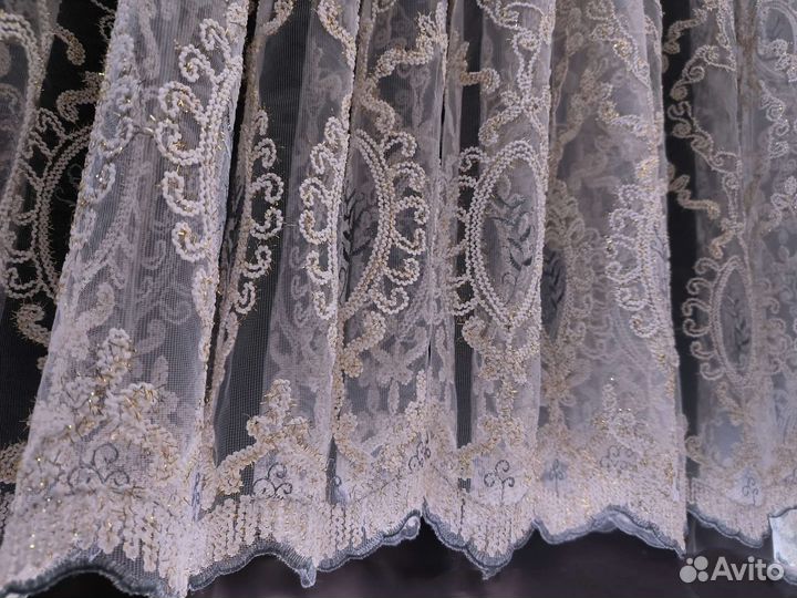 Тюль корд новый на ленте