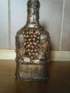 Ваза и бутылка hand made