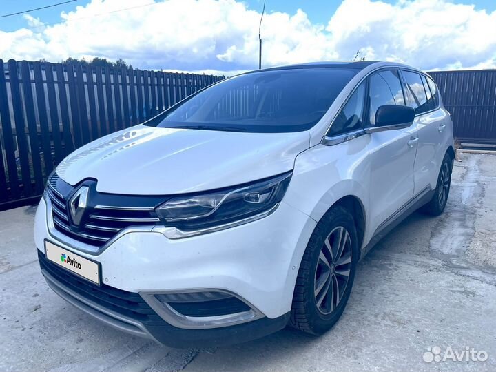 Renault Espace 1.6 МТ, 2017, 105 000 км