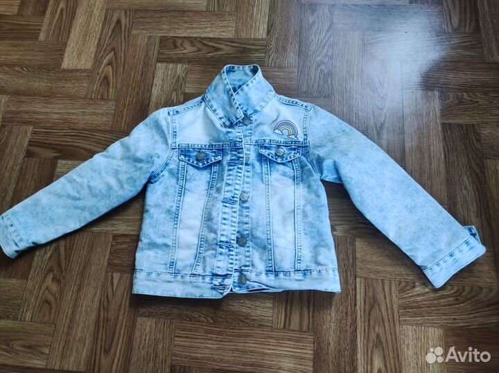 Джинсовая куртка для девочки 116