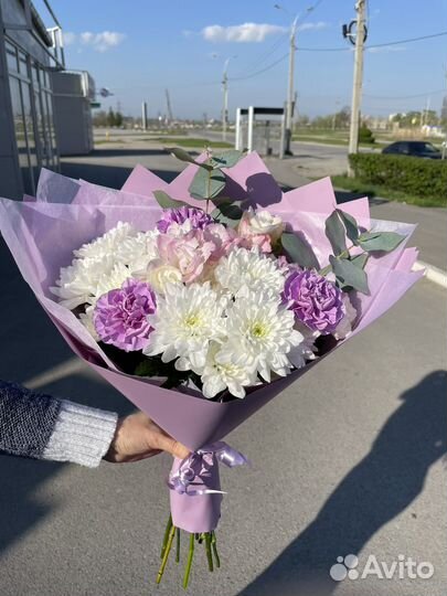 Живые цветы букеты