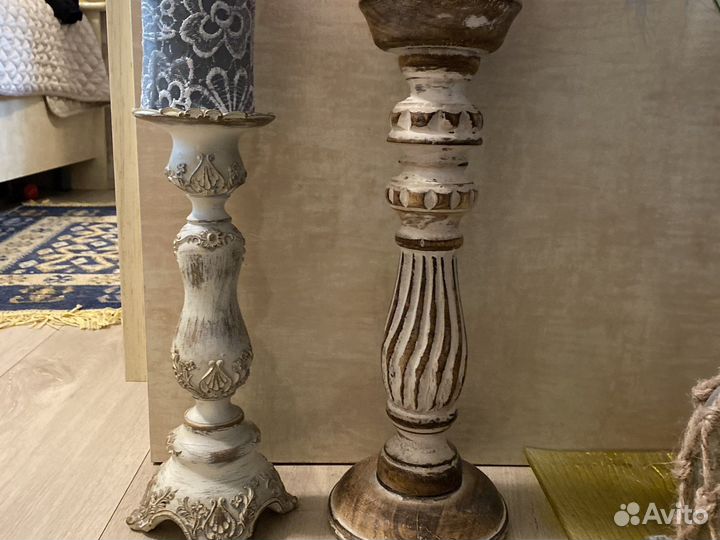 Подсвечники винтажные разные