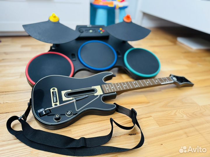 Guitar hero барабан+гитара