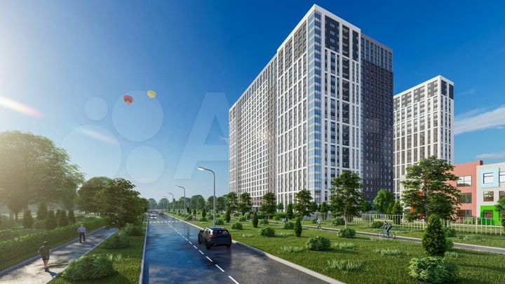 1-к. квартира, 43,8 м², 25/25 эт.