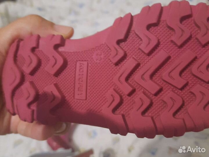 Сапожки для девочки 22р