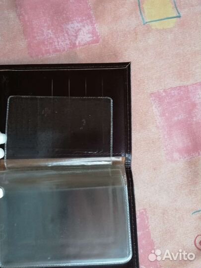 Кожаная обложка для автодокументов