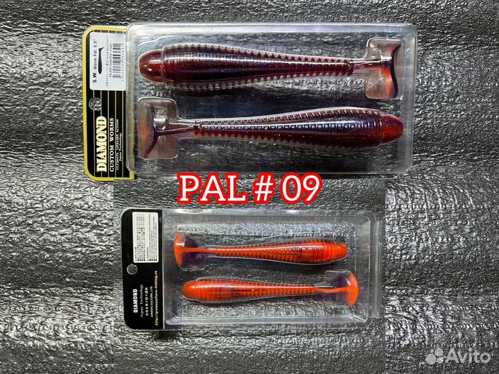 Силиконовые приманки Keitech S. W. Worm Fat 6.8