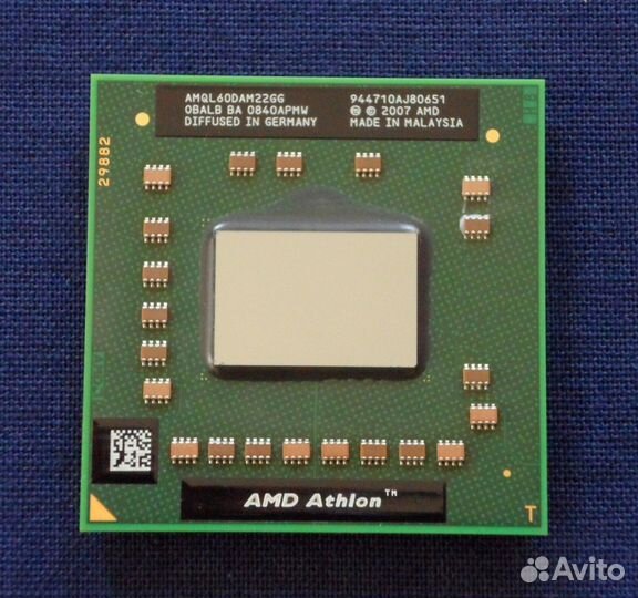 AMD Athlon 64 X2 QL-60 1.9 ггц 1 Мб Socket (S1g2)