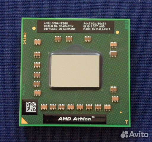 AMD Athlon 64 X2 QL-60 1.9 ггц 1 Мб Socket (S1g2)
