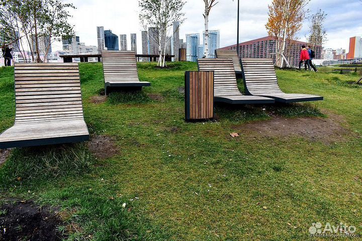 Шезлонг деревянный