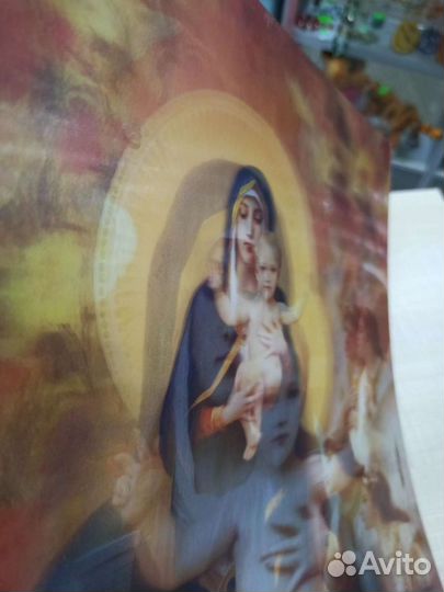 Советская Большая Стерео Икона Из СССР 1987 Год