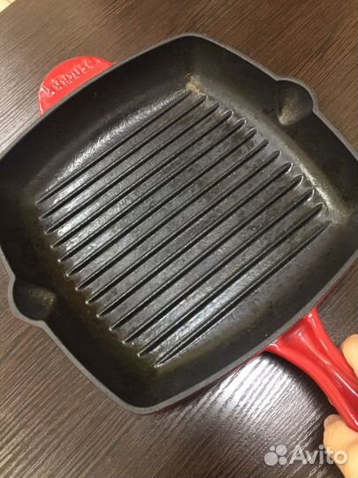 Чугунная сковорода гриль