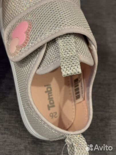Кроссовки детские для девочки (слипоны) р. 26