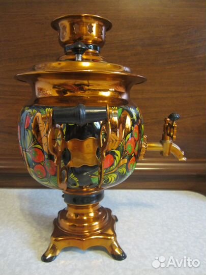 Электросамовар 3л. СССР. хохлома