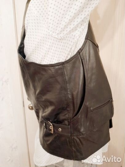 Жилетка мужская 52-54 кожа