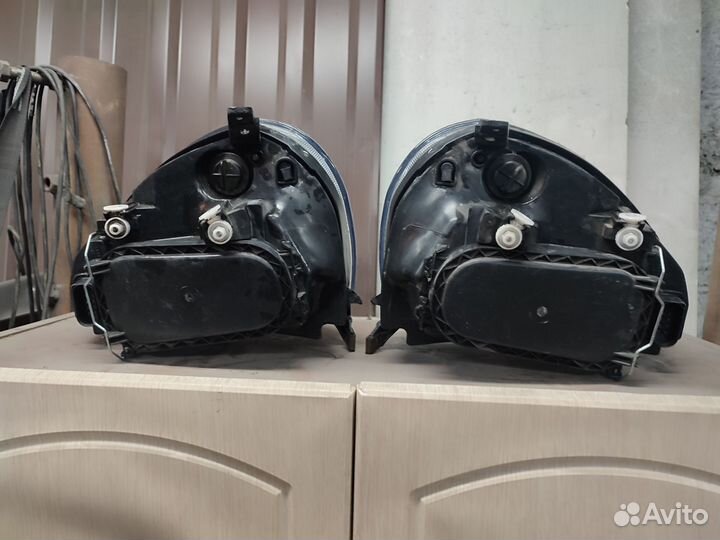 Фары amg на priora с LED лампами