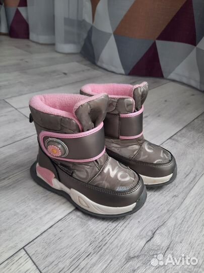Ботинки сапожки для девочки зимние
