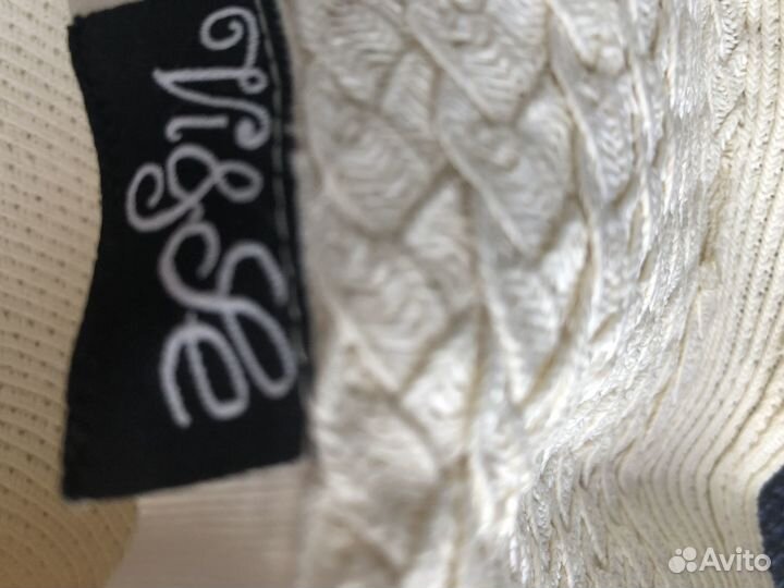 Летняя женская шляпа/ панама молочного цвета новая