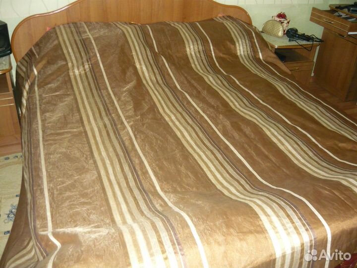 Комплект шторы и покрывало