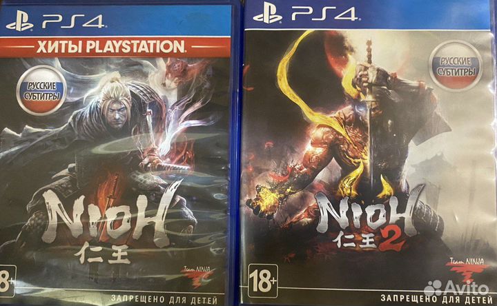Nioh 1 & 2 игры для ps4