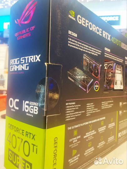 Asus Rog Strix Gaming GeForce RTX 4070Ti Super 16G