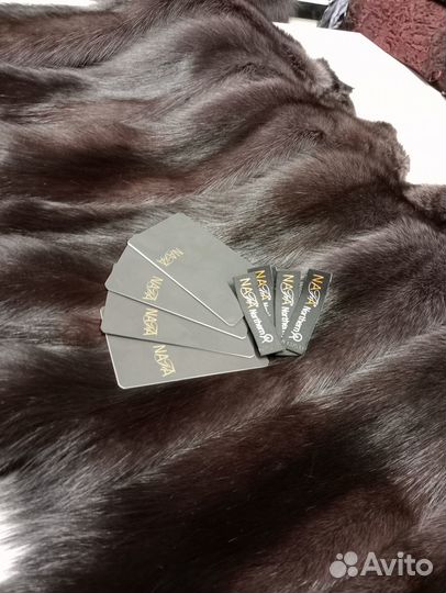 Фишер тонированный, натуральный мех