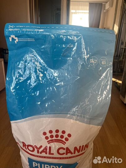 Корм для собак(щенят)royal canin puppy medium 14kg