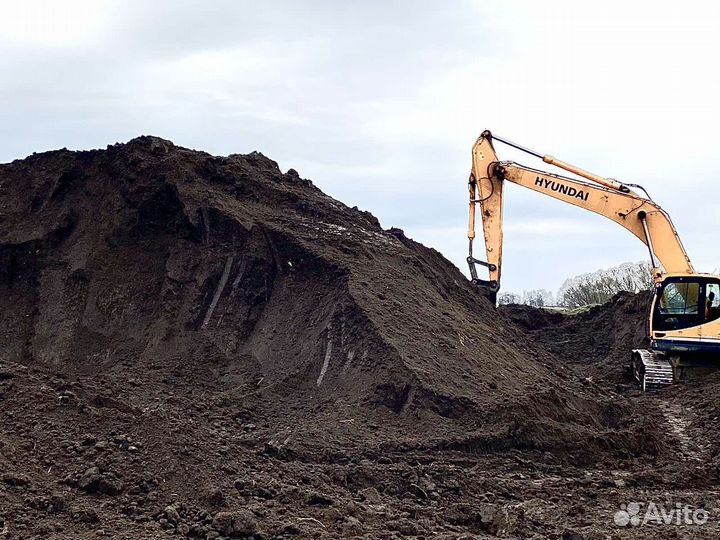 Плодородный грунт. Полевая земля. Чернозём. Торф