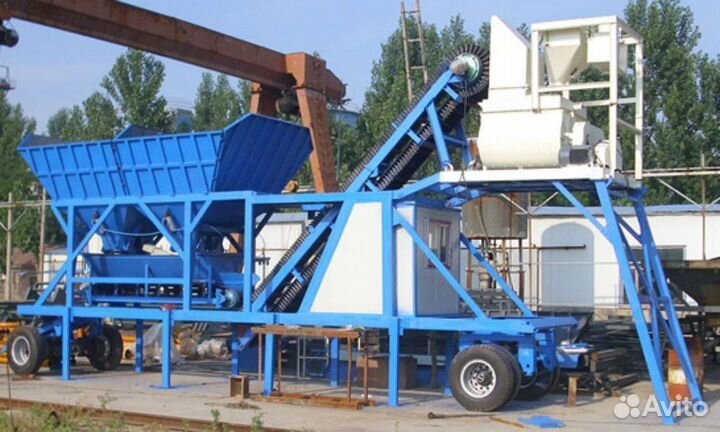 Мобильный бетонный завод yhzs 35 бру