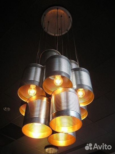 Жестяные банки разных размеров