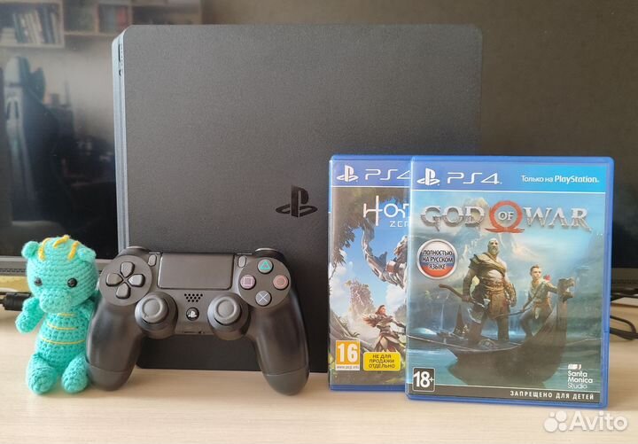 Sony PS4 Slim в идеале+ Игры