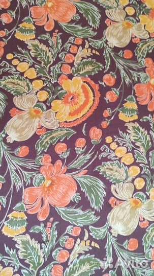 Крепдешин советский СССР (шелковые нити) 1,55 м