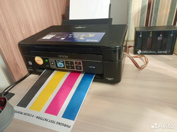 Мфу цветной принтер сканер epson xp-352 нпч