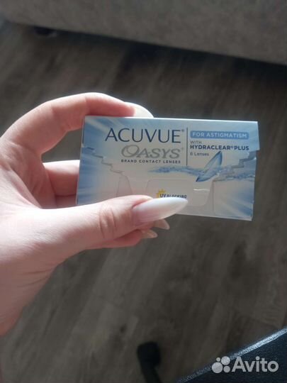 Линзы acuvue oasys for astigmatism