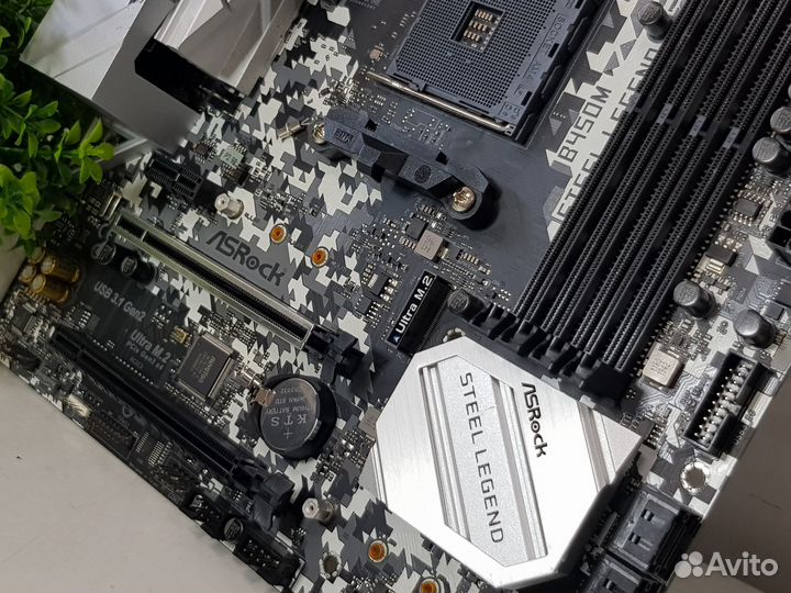 Материнская плата AM4 ASRock B450M Steel Legend